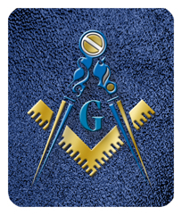 DF35-370-SH-BL Masonic Lodge Shimmer Blue